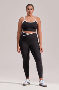 Curve Ultimate Everyday Wrap Waist Leggings - Black