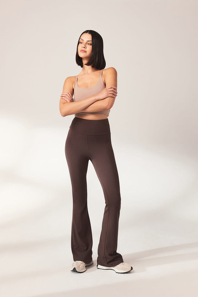 Schlaghose Leggings Lightweight - Espresso Brown