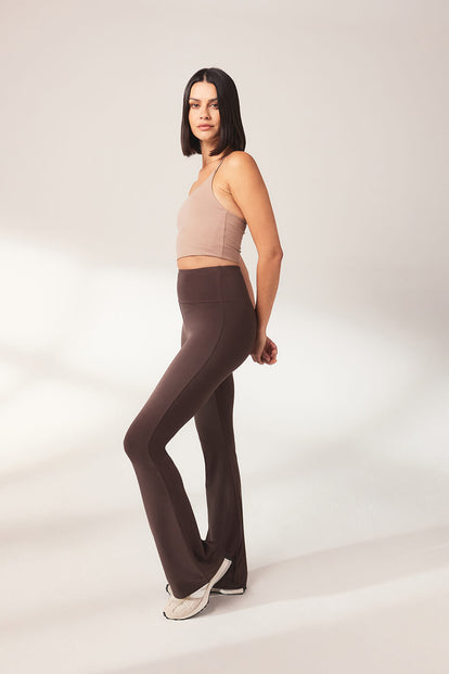 Schlaghose Leggings Lightweight - Espresso Brown