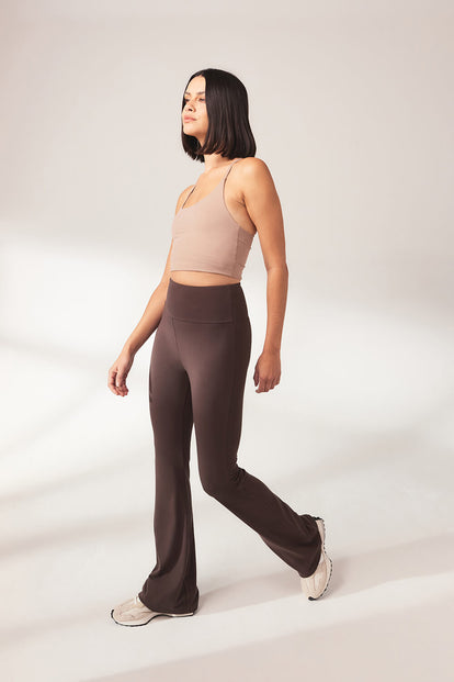 Schlaghose Leggings Lightweight - Espresso Brown