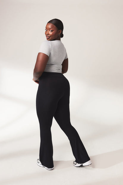 Schlaghose Leggings Lightweight - Black