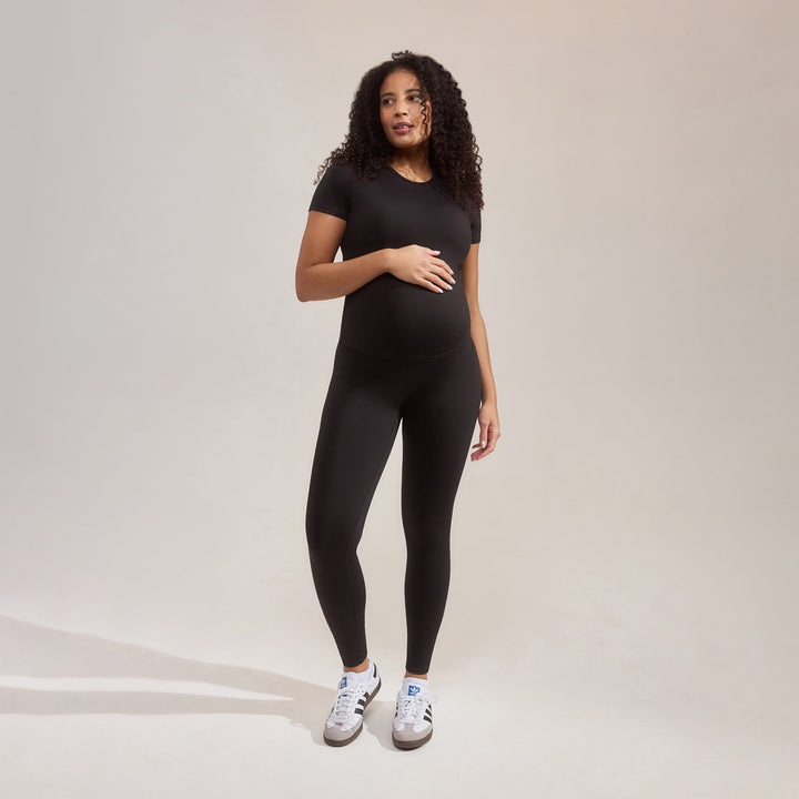 Umstands-Ultimate-Alltagsleggings – Schwarz