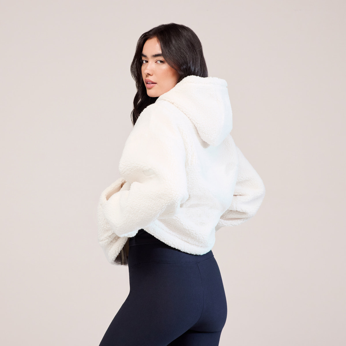 Borg-Fleece – Schneeweiß