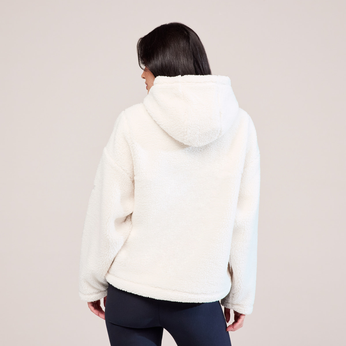 Borg-Fleece – Schneeweiß
