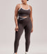Curve Ultimate Everyday Wrap Waist Leggings - Black Coffee