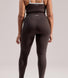 Curve Ultimate Everyday Wrap Waist Leggings - Black Coffee
