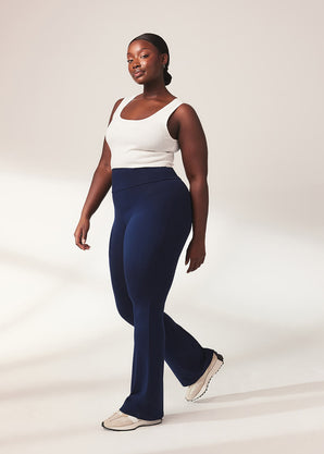 Schlaghose Leggings Lightweight Curvy - Navy