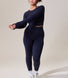 Sculpt Seamless Long Sleeve Top - Deep Navy