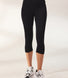 Cropped Leggings Lightweight - Black