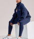 Curve ALL SZN Organic Funnel Neck Zip Through - Navy