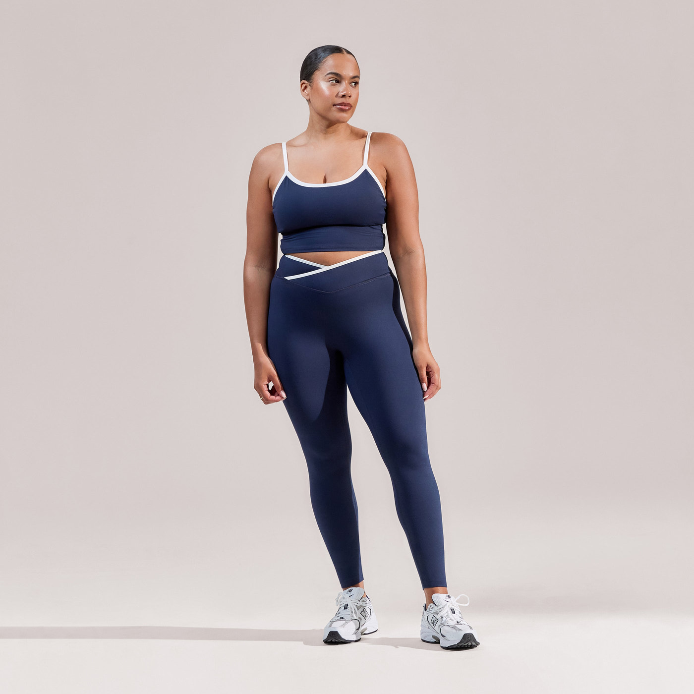 Ultimate Everyday Wrap Waist Leggings - Navy