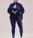Curve ALL SZN Organic Funnel Neck Zip Through - Navy