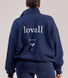 Curve ALL SZN Organic Funnel Neck Zip Through - Navy