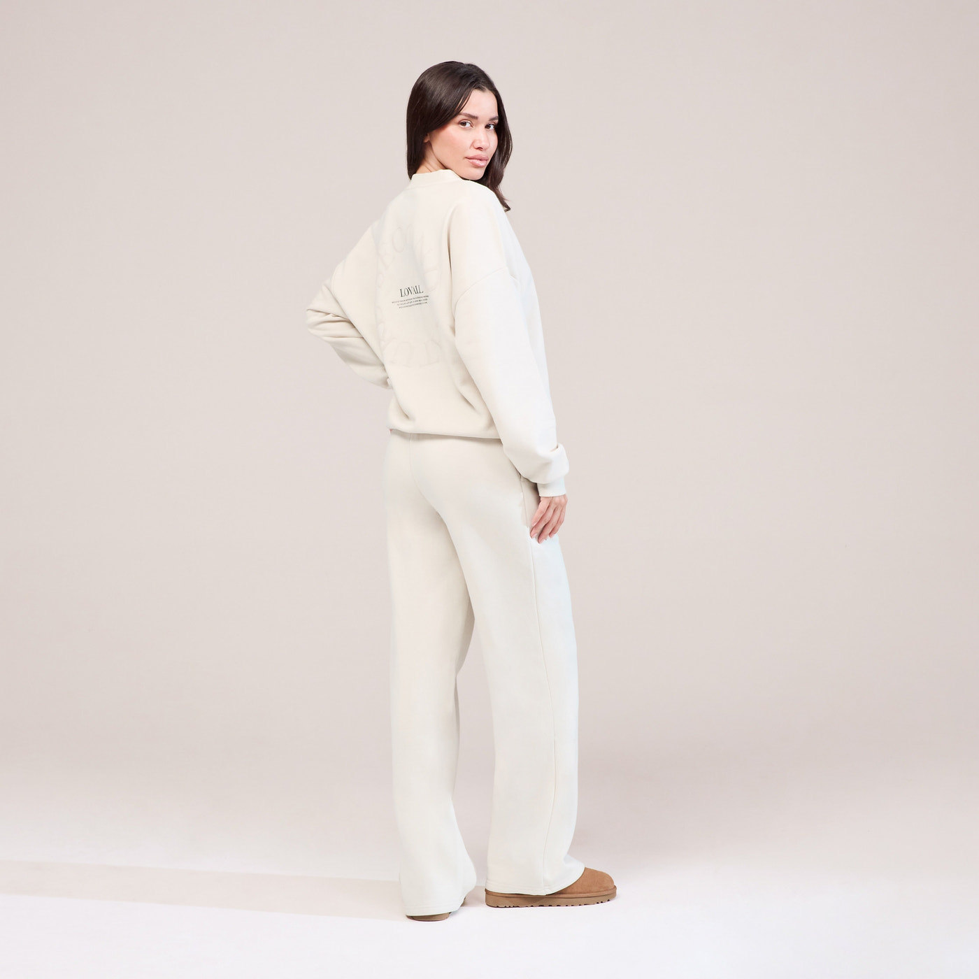 Organic Oversized Sweatshirt Second Nature - Ecru