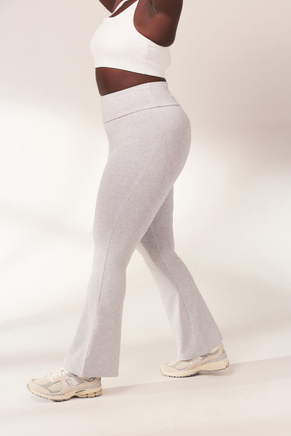 Schlaghose Leggings Lightweight - Light Grey Marl