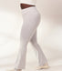 Schlaghose Leggings Lightweight Curvy - Light Grey Marl