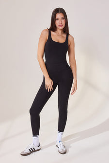 Everyday High Waisted Leggins Lightweight - Black