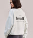 ALL SZN Organic Oversized Graphic Sweatshirt Collective 2 - Light Grey Marl