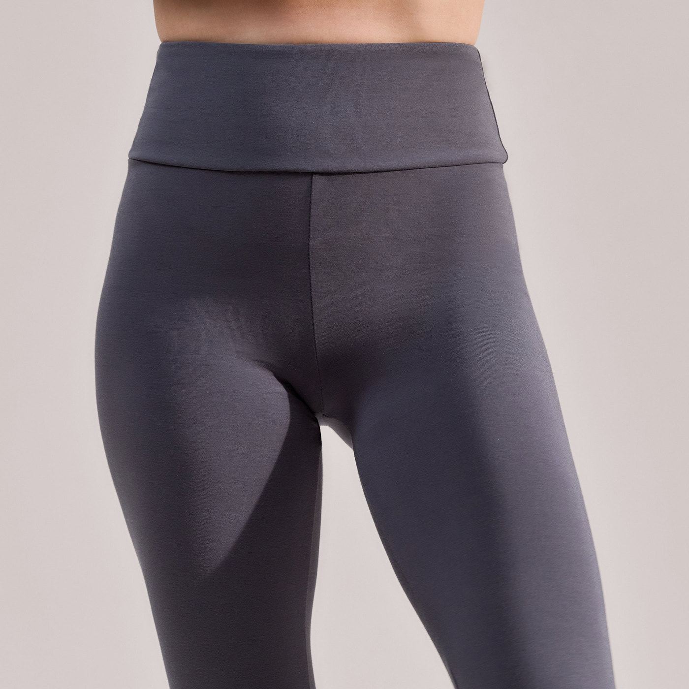 Everyday High Waisted Leggings Curvy - Odyssey Grey