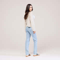 Straight Jeans - Helle Waschung
