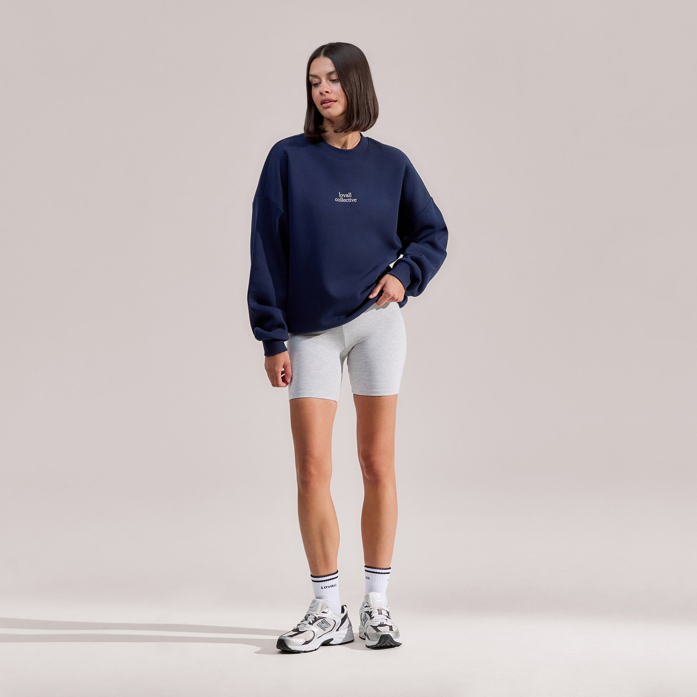 Alltägliche Leichte Radlerhose - Helles Graumelierte
