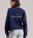 ALL SZN Organic Oversized Graphic Sweatshirt Collective 1 - Navy