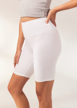 Everyday Radlerhose Lightweight Curvy - White