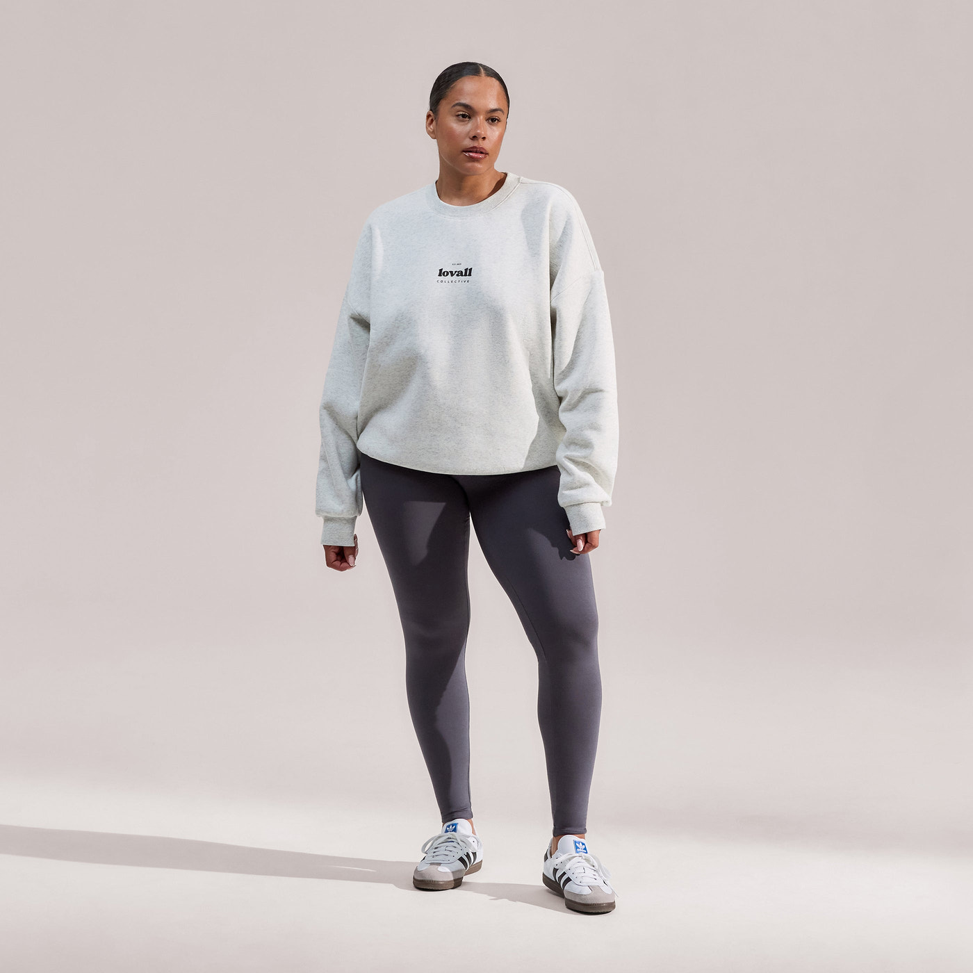 Everyday High Waisted Leggings Curvy - Odyssey Grey