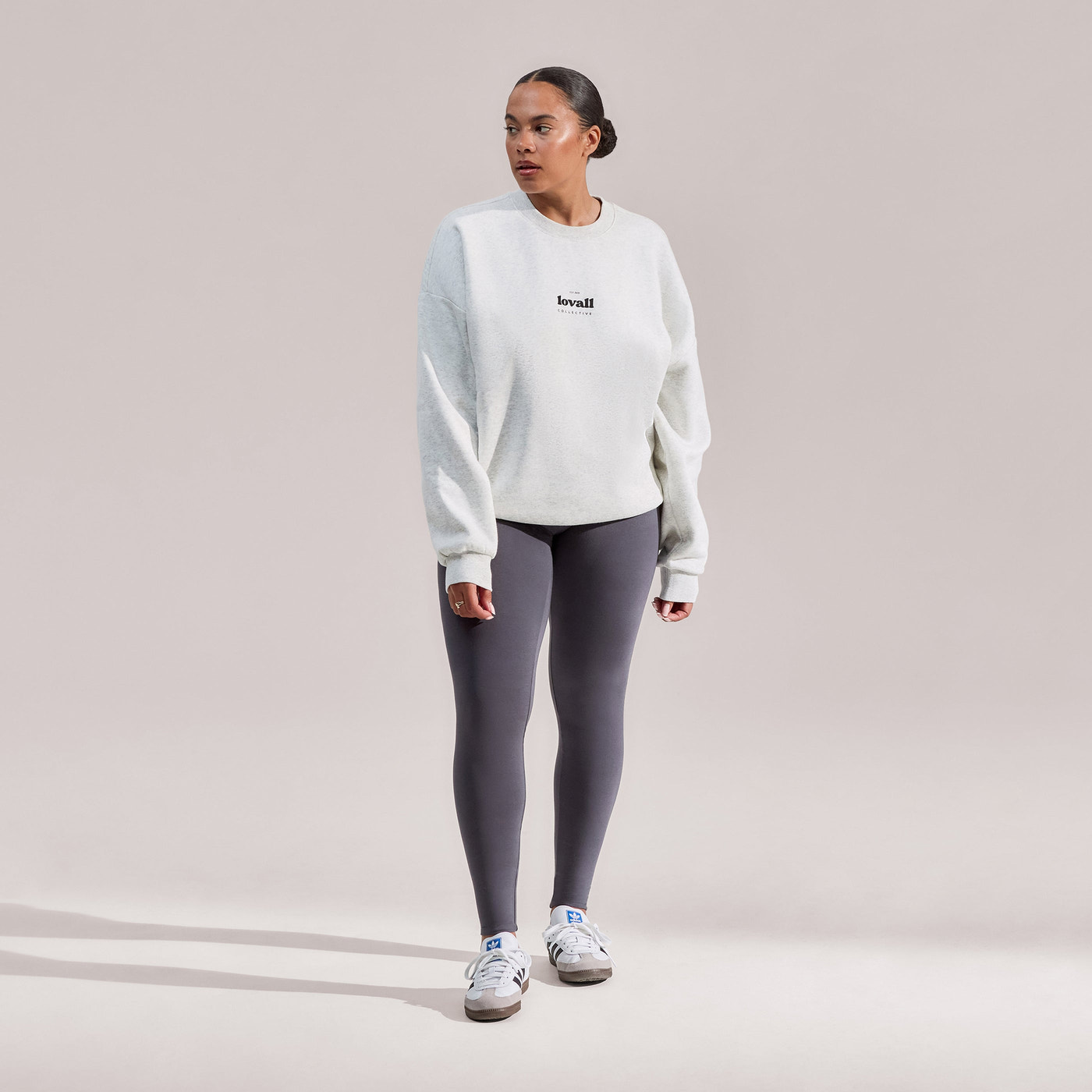Everyday High Waisted Leggings Curvy - Odyssey Grey