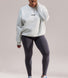 ALL SZN Organic Oversized Graphic Sweatshirt Collective 2 - Light Grey Marl