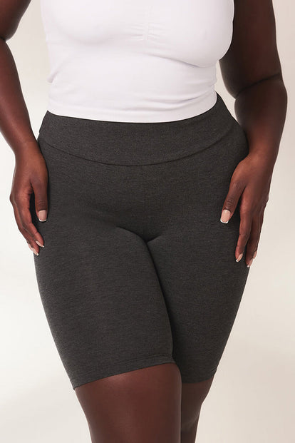 Everyday Radlerhose Lightweight Curvy - Dark Grey Marl