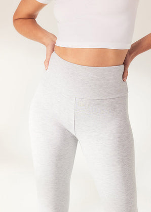 Everyday Radlerhose Lightweight Curvy - Light Grey Marl