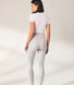 Everyday High Waisted Leggins Lightweight - Light Grey Marl