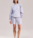 ALL SZN Organic Oversized Graphic Sweatshirt Euphoric - Lilac Mist
