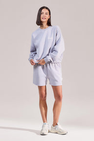 ALL SZN Organic Sweat Shorts - Lilac Mist