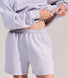 ALL SZN Organic Sweat Shorts - Lilac Mist