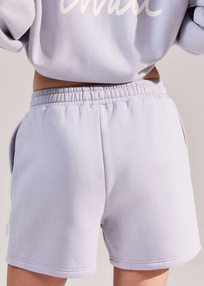 ALL SZN Organic Sweat Shorts - Lilac Mist