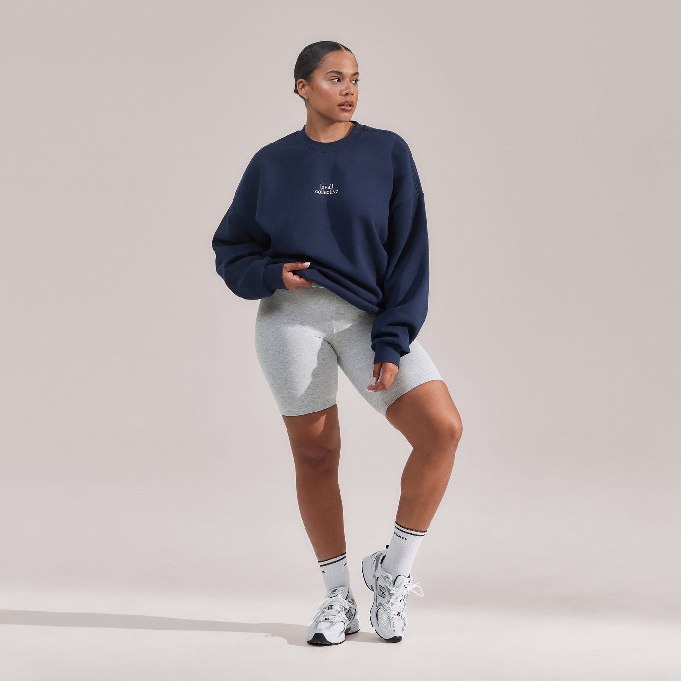 Alltägliche Leichte Radlerhose - Helles Graumelierte