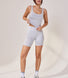 Lightweight Everyday 6 Inch Cycling Shorts - Light Grey Marl