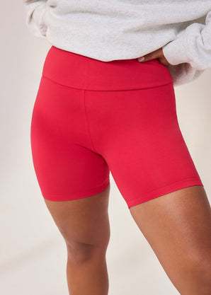 Lightweight Everyday 6 Inch Cycling Shorts - Cherry