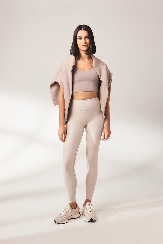 Ultimate Soft-Touch High-Waisted Leggings - Vanilla Marl