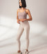 Ultimate Soft-Touch High Waisted Leggings Curvy - Vanilla Marl