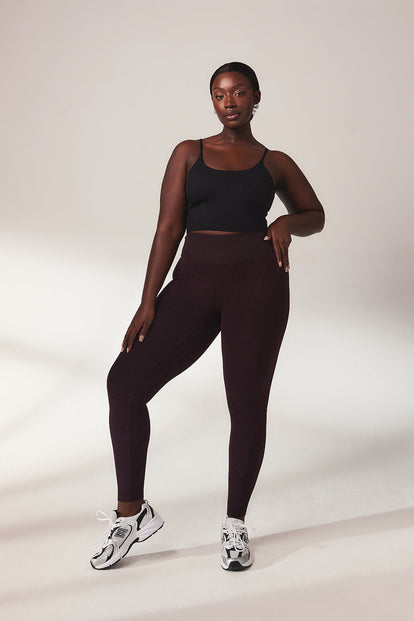 Ultimate Soft-Touch High Waisted Leggings Curvy - Winter Berry