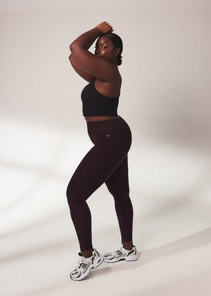 Ultimate Soft-Touch High Waisted Leggings Curvy - Winter Berry