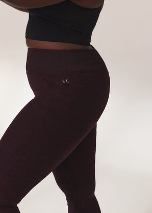 Ultimate Soft-Touch High Waisted Leggings Curvy - Winter Berry