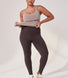 Curve Lightweight Everyday High Waisted Leggings - Black Coffee