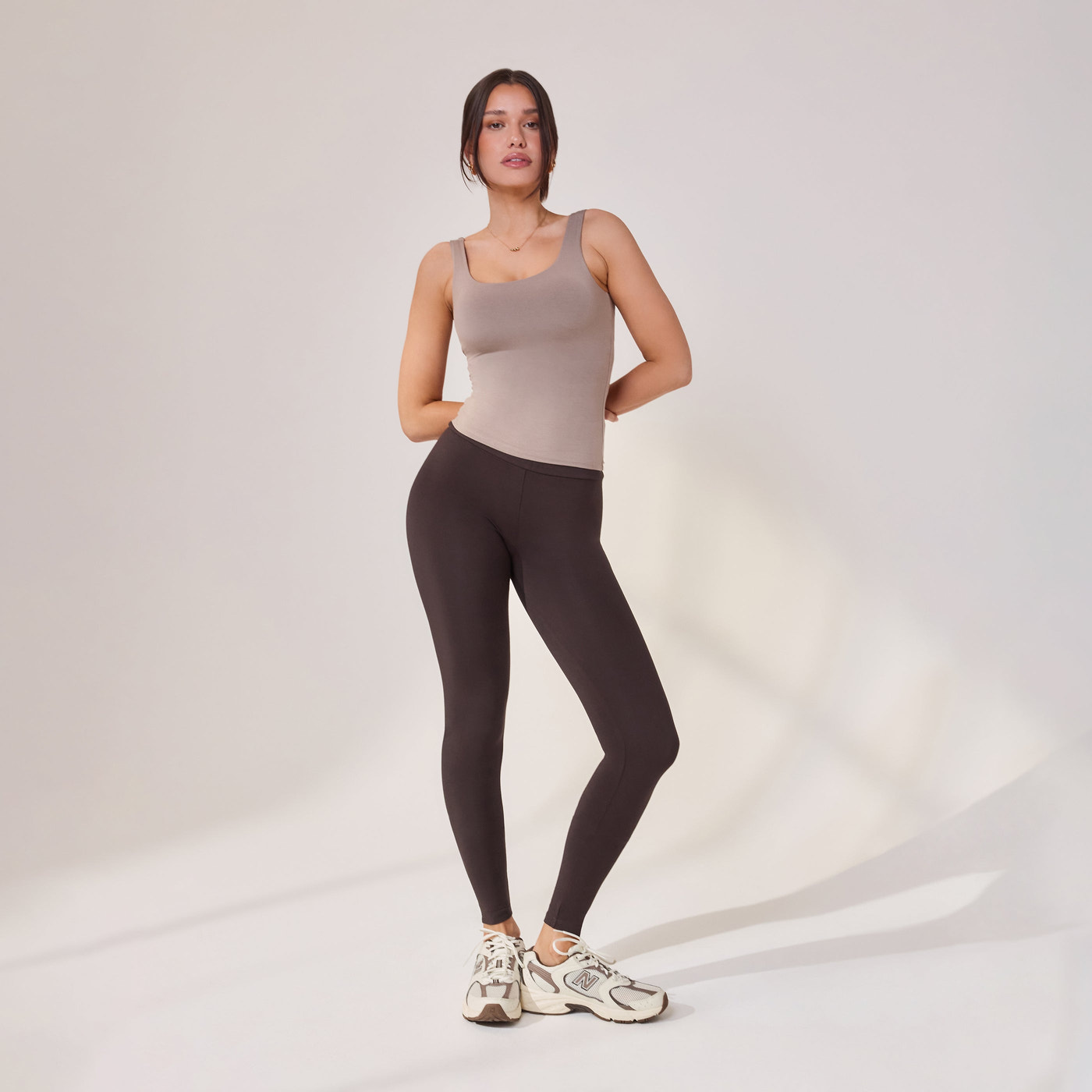 Leichtes Alltags-Tank-Top  - Stone