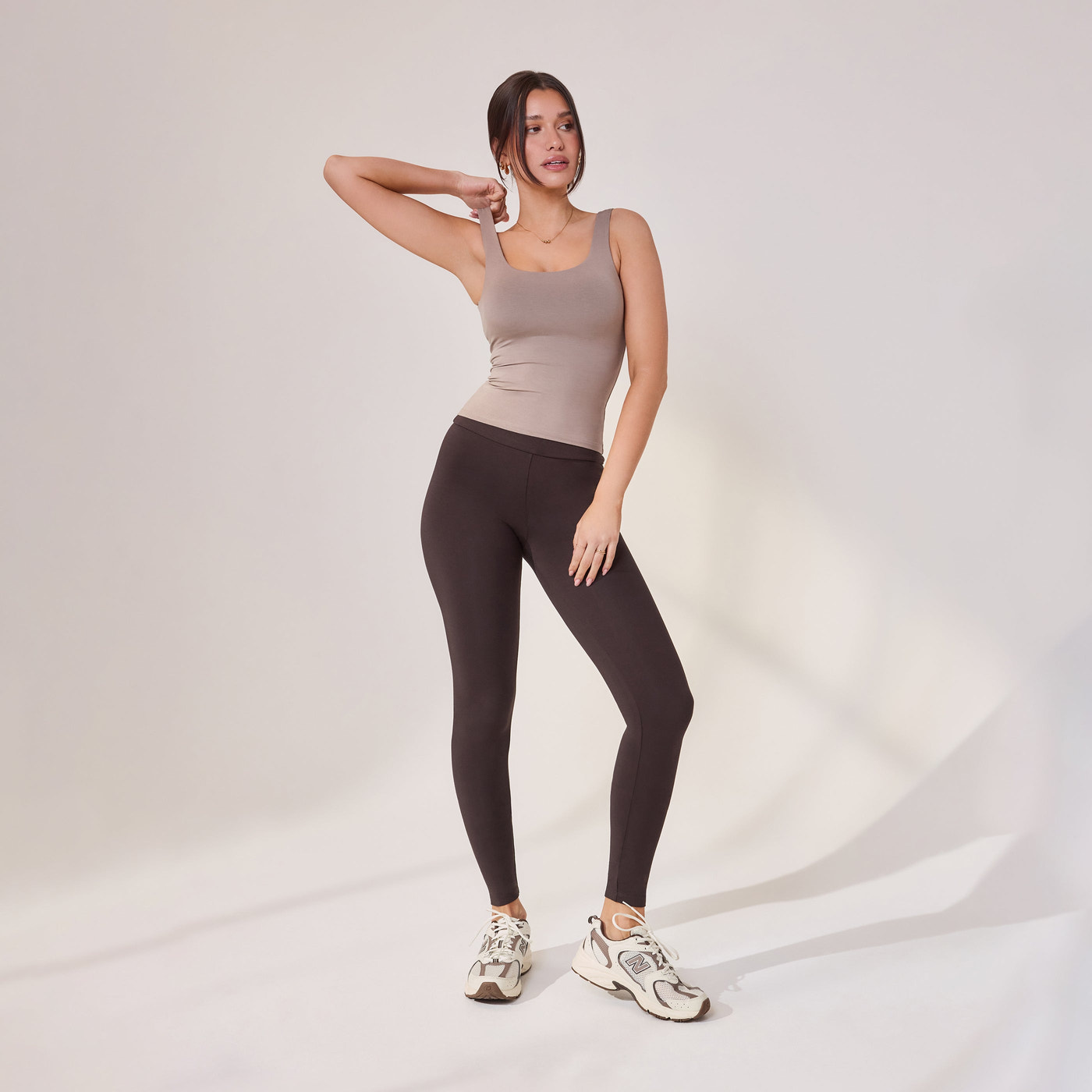 Leichtes Alltags-Tank-Top  - Stone