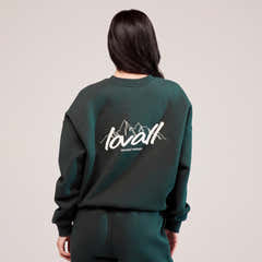 Bio Oversized Sweatshirt Landschaft - Kiefer