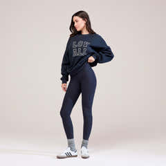 Winter Everyday High Waisted Leggings – Vintage Navy